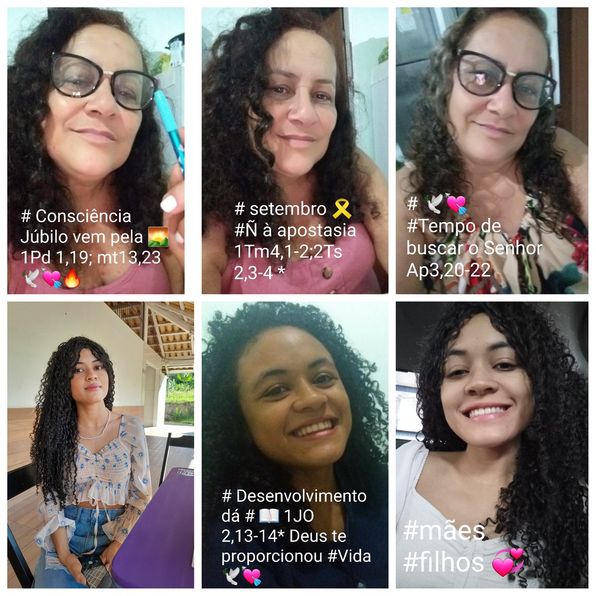 #Bíblia #testemunhoDeJesus #evangelho <a href="/Rozane_Costa/">Rozane Santana</a>
"Se vc, tiver desenvolvimento dá Sagrada Escritura vc vai saber que #Deus te proporcionou #Vida
( 1JO 2,13-14 ), É tempo de buscar o Senhor ( Ap 3,20-22 ) # Setembro🎗 # Ñ à apostasia 2 Tm 3,1-5; #Fé