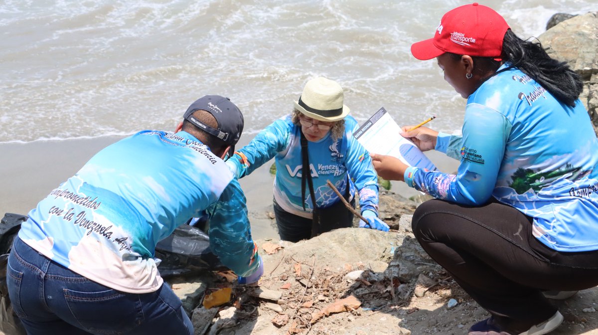 inea_venezuela's tweet photo. #16Sep ¡Día Mundial de las Playas!

#Hoy estuvimos en "Playa Anare" del estado #LaGuaira junto a los Conppa e investigadores científicos, recolectando y clasificando desechos de acuerdo al tipo de material, para procurar espacios más limpios. https://t.co/NyFLrD4puW