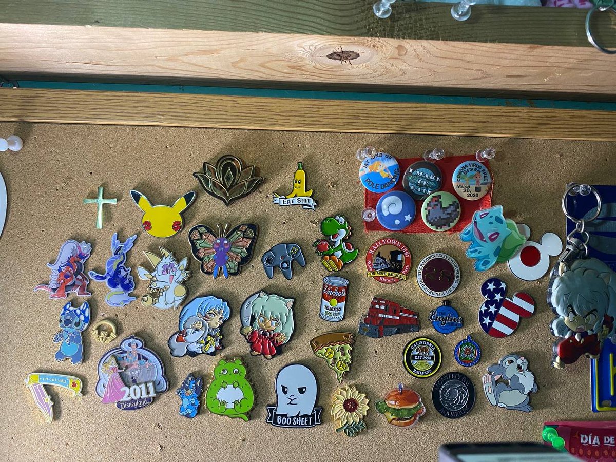 <a href="/NolySheet/">Noly Sheet || WE'RE OPEN✨</a> The butterfree I got from you years ago is still one of my favorites in my collection. It was the first pin I bought for my board and its so fun to see how much its grown since then! <3