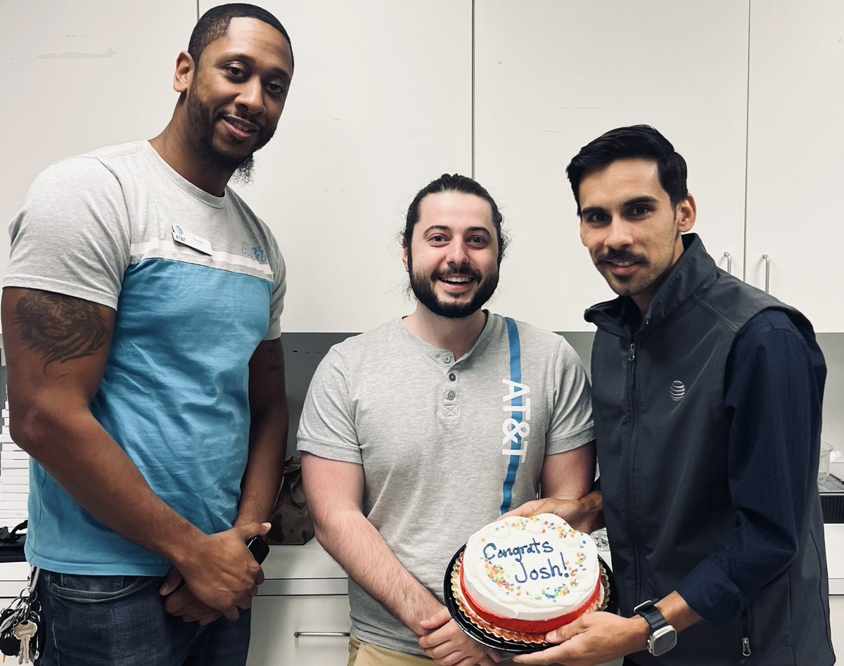 Me and <a href="/ReubenMaconATT/">Reuben Macon</a> are so proud of Josh! We want to wish you the best of luck and congratulations on your promotion! Thank you for all of your hard work and dedication to win as a team you were a big part of our success! <a href="/Mr_Feliciano20/">Erik Feliciano</a> <a href="/JoshuaWesterbe4/">Joshua Westerberg</a> <a href="/therealhenryong/">Henry Ong</a>