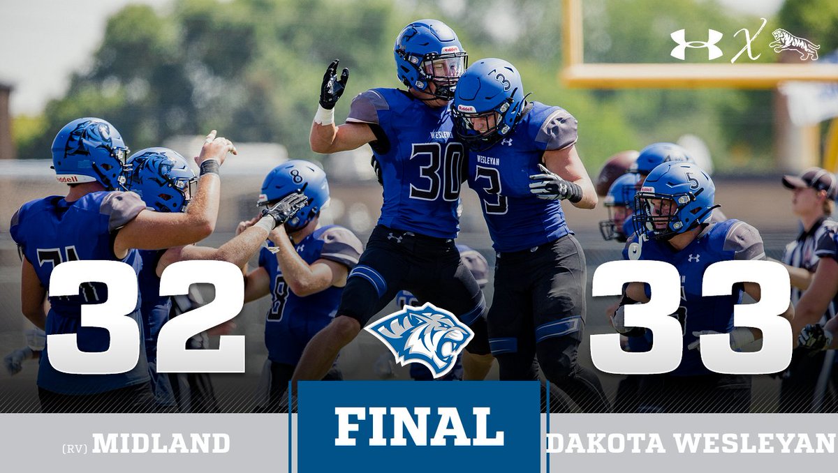 dwtigers's tweet photo. TIGERS WIN!! TIGERS WIN!!
YOUR @dwtigerfootball DEFEAT (RV) MIDLAND UNIVERSITY 33-32! This is the Tigers first win against the Warriors since 9/30/17.
#BleedBlue https://t.co/8XTxx6KeHA