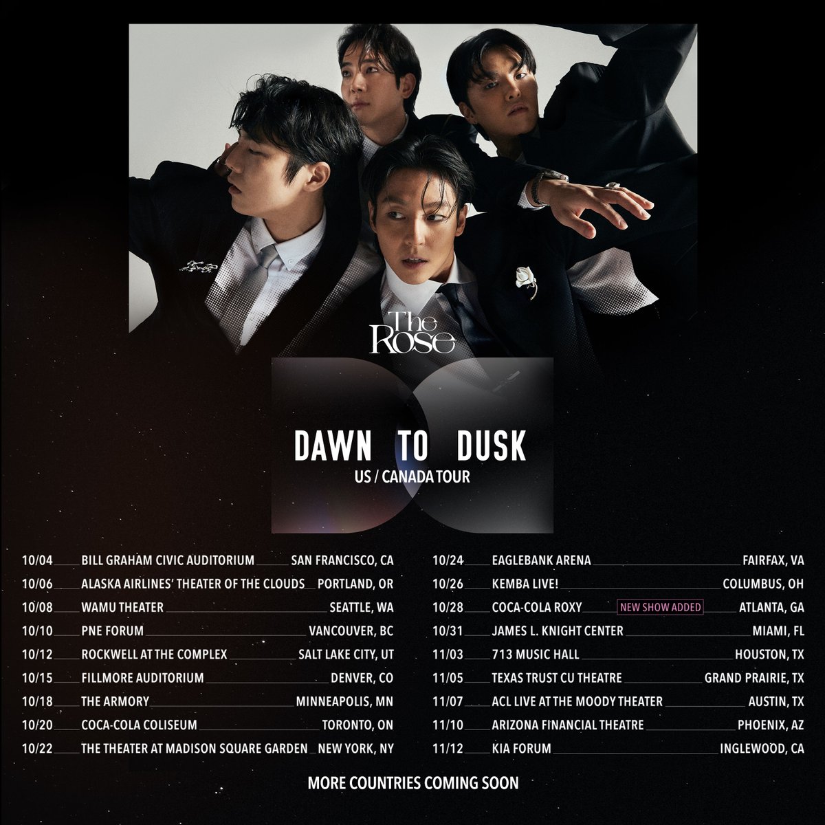 TheRose_0803's tweet photo. [DAWN TO DUSK TOUR] New Tour Stop Added

Coca-Cola Roxy
Atlanta, Georgia – 10.28.23

The Rosarium Artist Presale
09.19.23 @ 10 a.m. ET
09.19.23 @ 7 a.m. PT

Download The Rosarium App:
🔗 https://t.co/uomzM7RzmI

General Onsale:
09.21.23 @ 10 a.m. ET
09.21.23 @ 7 a.m. PT

More Info
🔗 https://t.co/plSKtZyzn8

#DAWNTODUSKTour