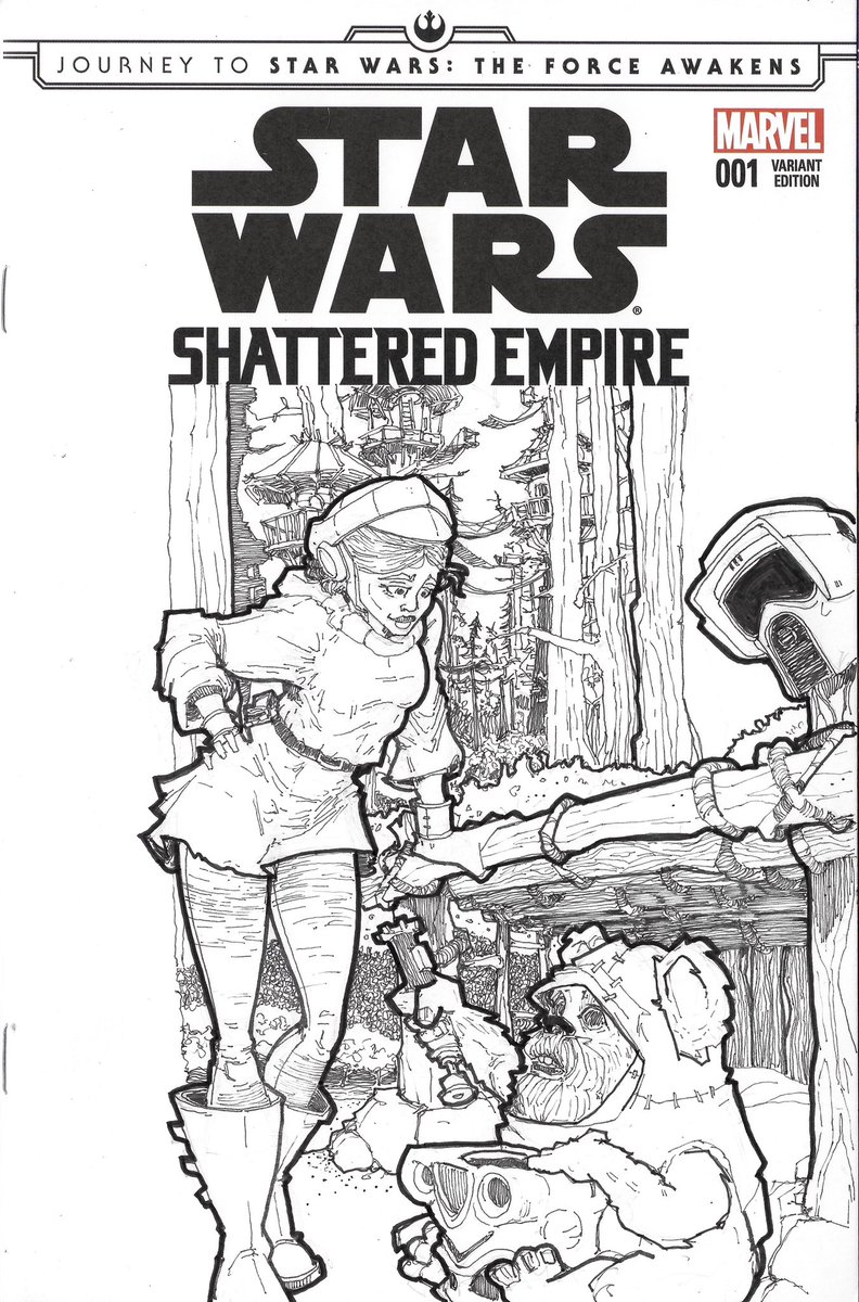 Doodlebags's tweet photo. A #starwars #sketch #traditional #drawing #blankcomiccover #inklines #ink
.
.
.
.
.
#art #illustration #doodlebags #doodle #draw #drawing #nashville #nashvilleartist #nashvilleart #sketching #PrincessLeia #ewok #endor #scouttrooper #stormtrooper https://t.co/kMy9QNgdLG