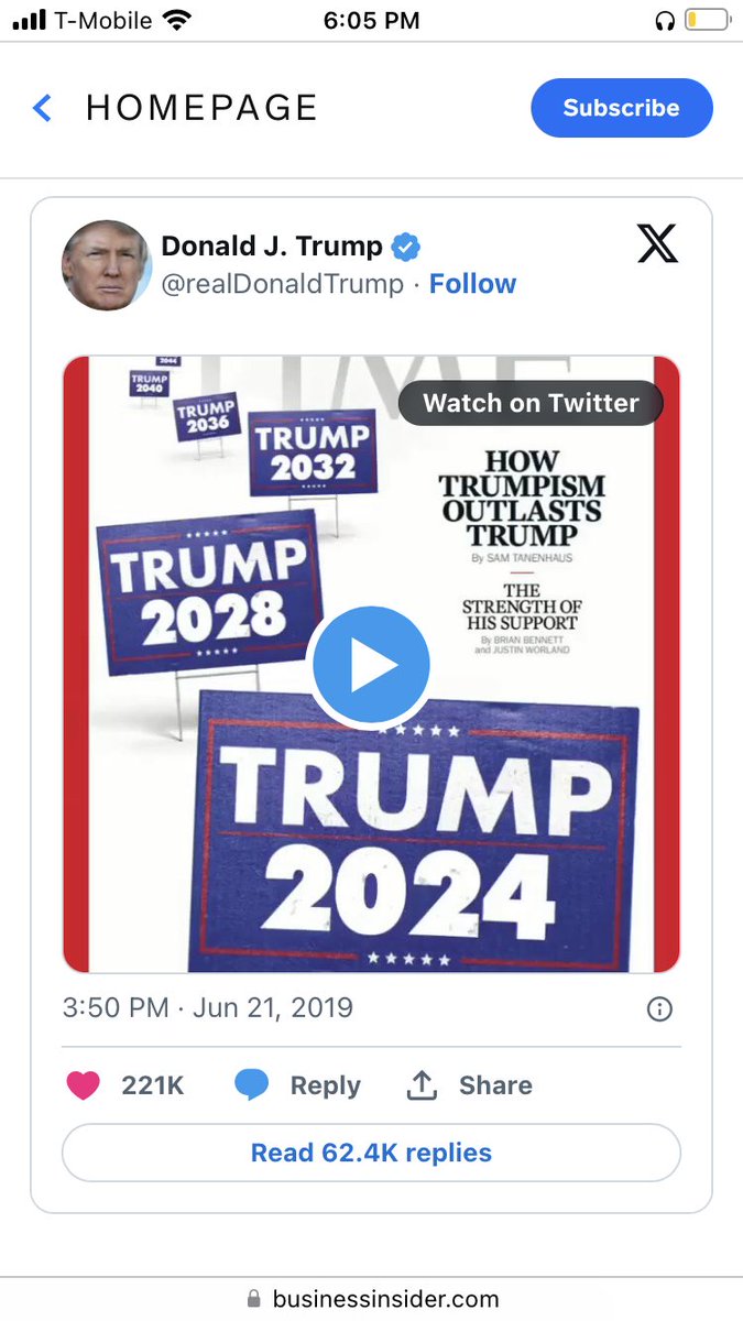 When Trump tweeted this in 2019, the mainstream press waved it off as him kidding around, that he wasn’t really serious about throwing out elections or Constitutional rules. The press was wrong, either scared of him or of losing access. No reflection, no changes; mess incoming.