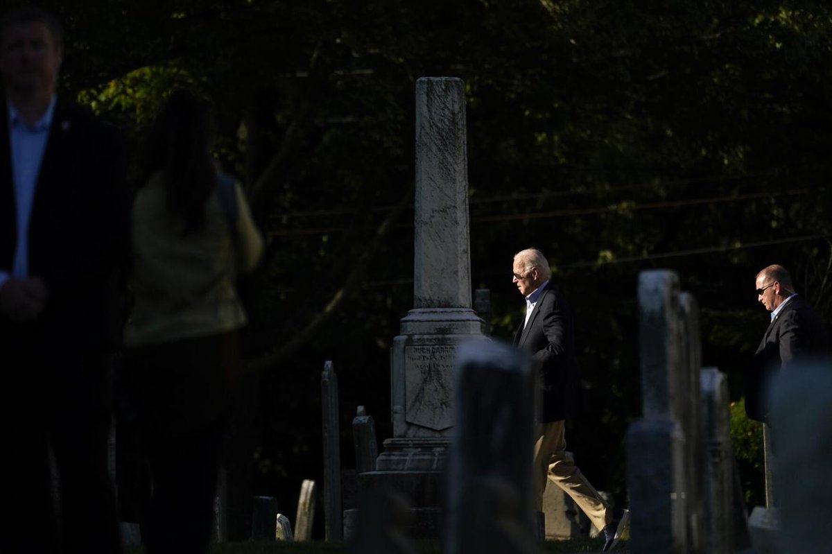ChrisDJackson's tweet photo. 🚨 President Biden is currently attending mass at St. Joseph on the Brandywine in Wilmington.

Of recent presidents, President Biden is by far the most frequent churchgoer. In fact, he has attended services roughly 3x as much as George W. Bush (second most) had at this point in his presidency and over 9x(!) as much as Donald Trump had.