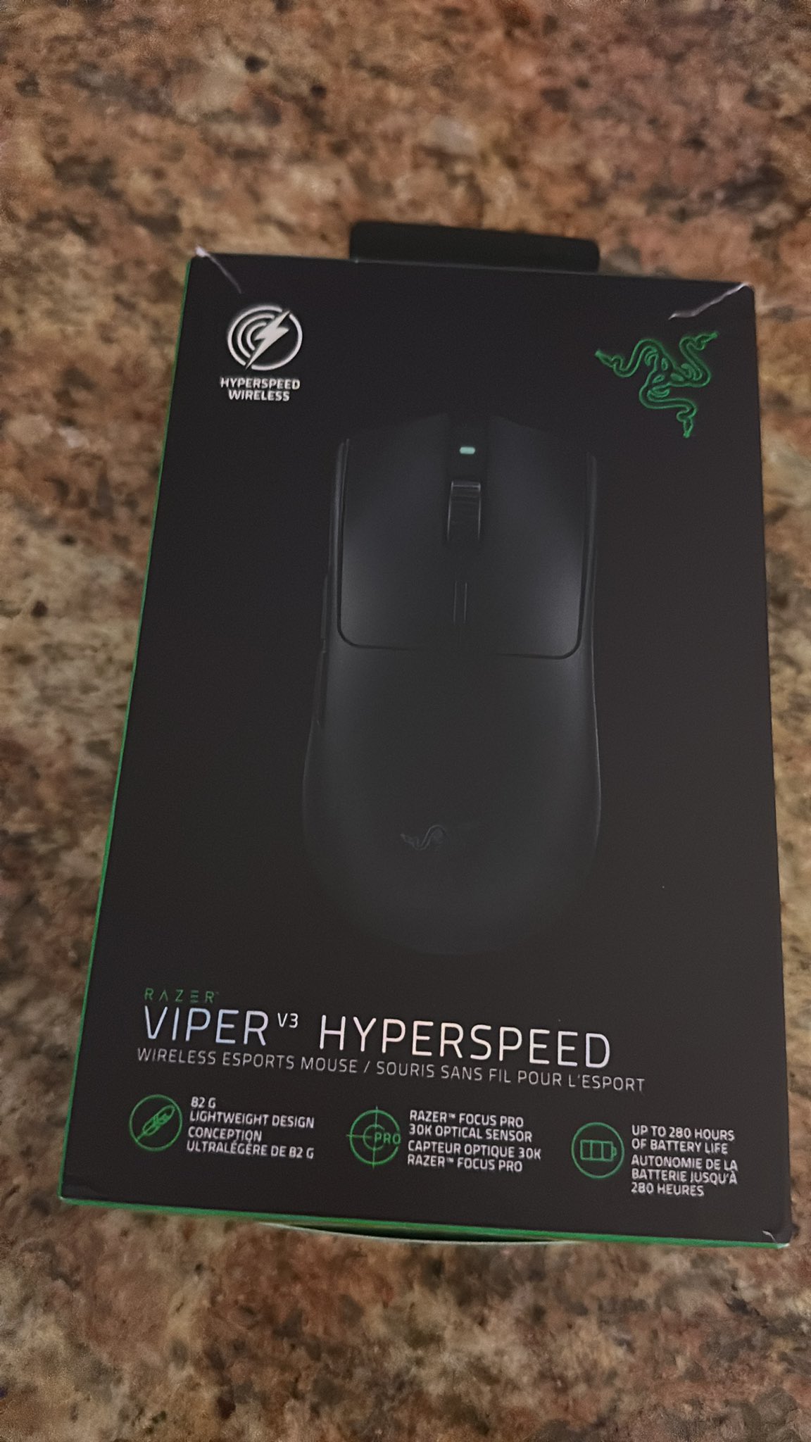 Razer Viper V3 Hyperspeed Wireless Esports Mouse for PC, 82g