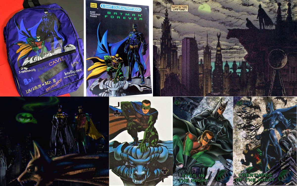 MinddKidzag's tweet photo. Batman Forever's original ending appearances in merchandise.

#BatmanForever #BatmanDay 
#ReleaseTheSchumacherCut 🦇 https://t.co/MAnTs9aDFe