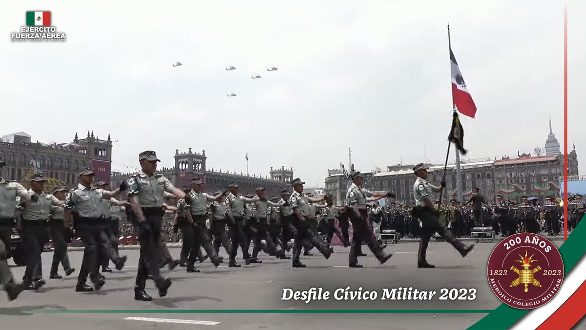 #Contingente #GuardiaNacional

#DesfileCívicoMilitar2023 #MesPatrio #Septiembre
#Bicentenario del #Heroico #ColegioMilitar
#EjércitoMexicano #FuerzaAéreaMx #UnidosSomosLaGranFuerzaDeMéxico.