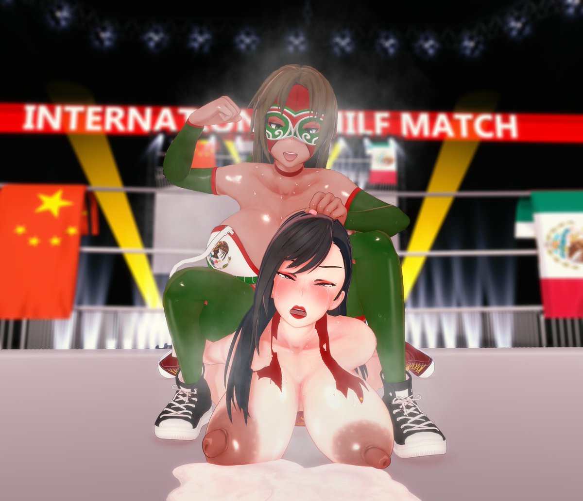Esperanza🇲🇽 and Jing-Li (<a href="/LuigiTheDuckN64/">Luigi-N64</a>) 🇨🇳 face off in a steamy international showdown to determine who is the strongest MILF in the world!