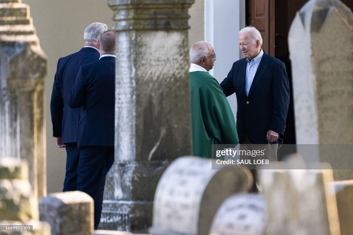 ChrisDJackson's tweet photo. 🚨 President Biden is currently attending mass at St. Joseph on the Brandywine in Wilmington.

Of recent presidents, President Biden is by far the most frequent churchgoer. In fact, he has attended services roughly 3x as much as George W. Bush (second most) had at this point in his presidency and over 9x(!) as much as Donald Trump had.