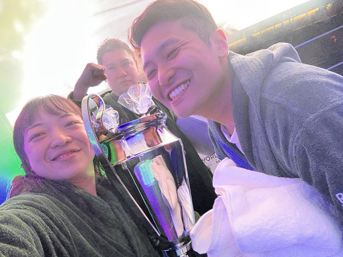 WAufguss's tweet photo. Yuma&amp;Mayukaがアウフグース世界大会(AUFGUSS WM)を優勝しました🏆

日本から応援してくださいました皆様本当にありがとうございました。 https://t.co/Flnl0L6WiT