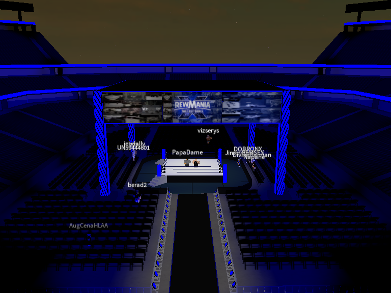 REWOfficial's tweet photo. And that was REWMania X: The Last Dance!

Several great contests throughout the show culminated to a thrilling eight-man hell in a cell match for the REW World Cup, which saw Jey Mysterio as its winner!

Thank you to all who came! For now, this has been Roblox Extreme Wrestling! https://t.co/2EMVKRCeLz