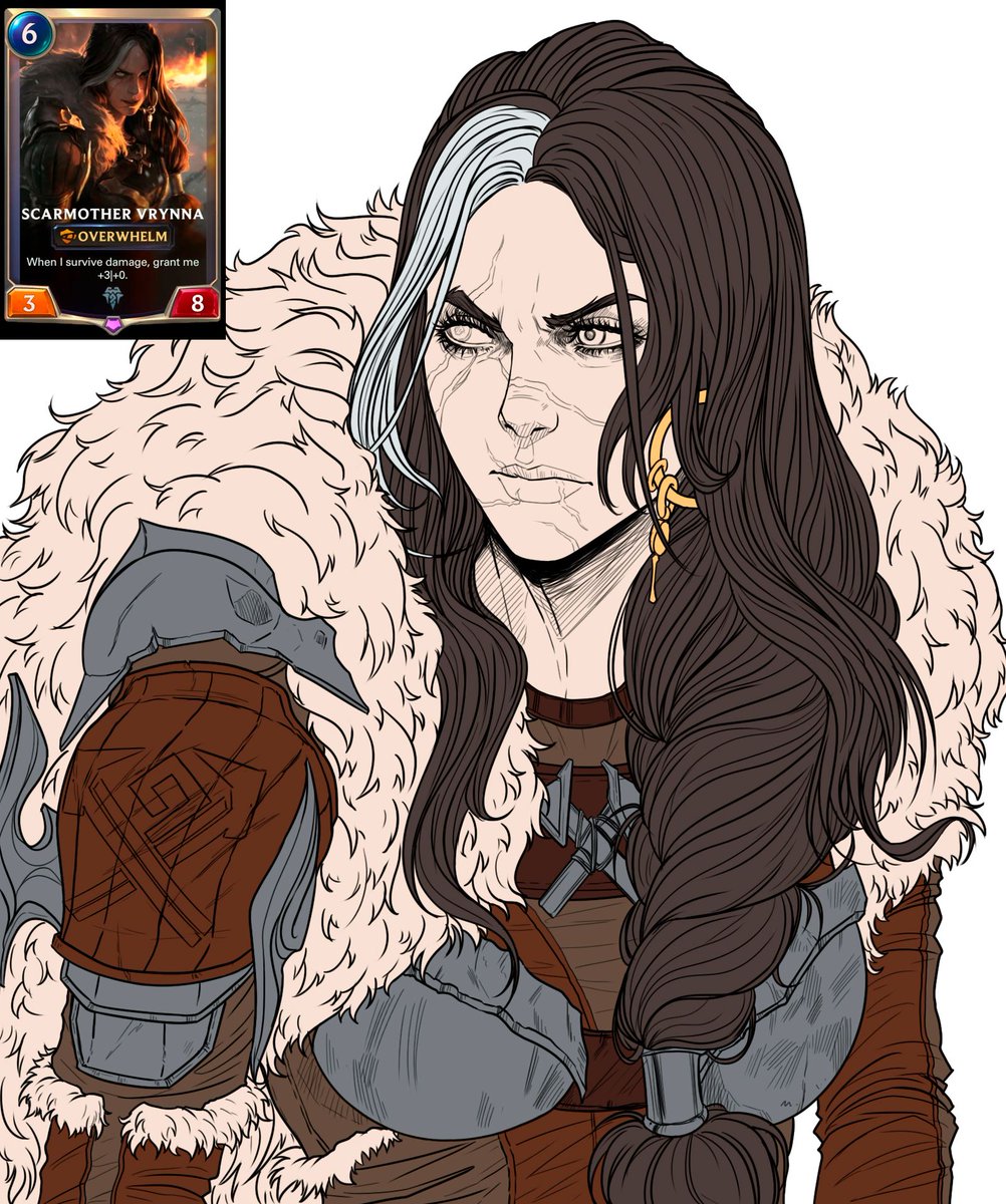 Koiarts1's tweet image. Scarmother Vrynna From LOR, Old work process

🔁RT are appreciated  

 #CreateDontScrape #artoflegends #leagueoflegendsfanart #LeaguePartner #LPPlatam #CreadoresDeLolLatam #LegendsofRuneterra #drawings #sketching