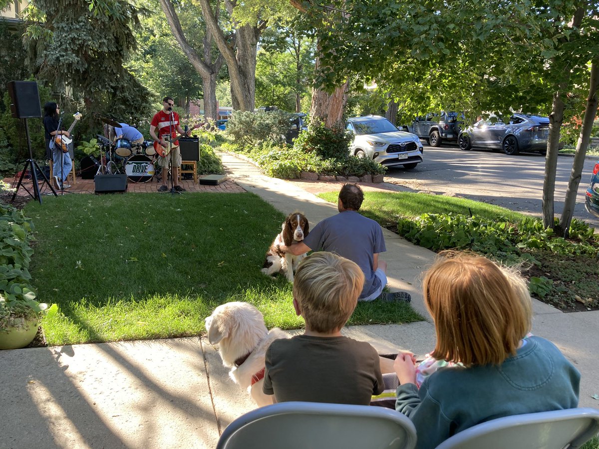 BrodyGraduate's tweet photo. #porchfest preparations in full effect. #Boulder #thecars https://t.co/NSA0fZnOqs