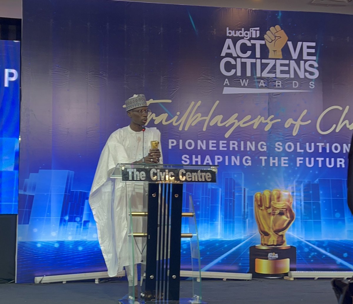 Murtala (@murtalaibin) on Twitter photo I’m truly humbled and honored to have received the Distinguished Active Citizen award from the esteemed <a href="/BudgITng/">BudgIT Nigeria</a> .
This recognition fills me with gratitude and inspires me to continue pushing forward action on climate, peace and security. I’m truly humbled and honored to have received the Distinguished Active Citizen award from the esteemed <a href="/BudgITng/">BudgIT Nigeria</a> .
This recognition fills me with gratitude and inspires me to continue pushing forward action on climate, peace and security.