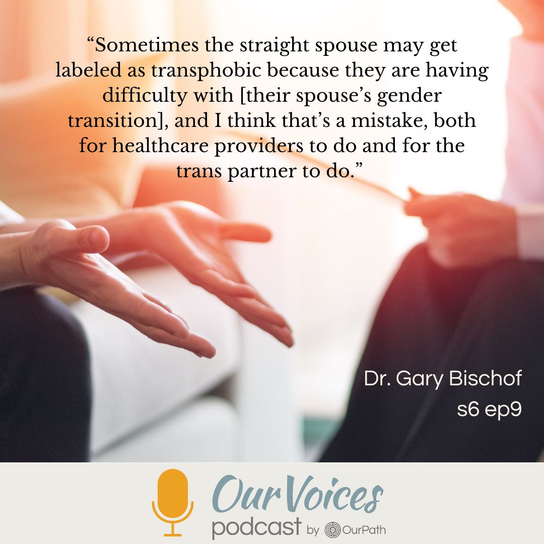 OurPathOrg's tweet image. Dr. Gary Bischof is a licensed marriage therapist specializing in the treatment of couples navigating the gender transition of one of the partners. In this episode, we discuss what good couples therapy looks like for couples in this situation.
bit.ly/OPOVs6ep9