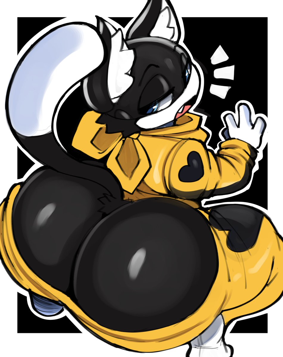 doeswhatev's tweet photo. morgana sweater thingy  
#Persona5 #nsfw https://t.co/NByYw3uZQu