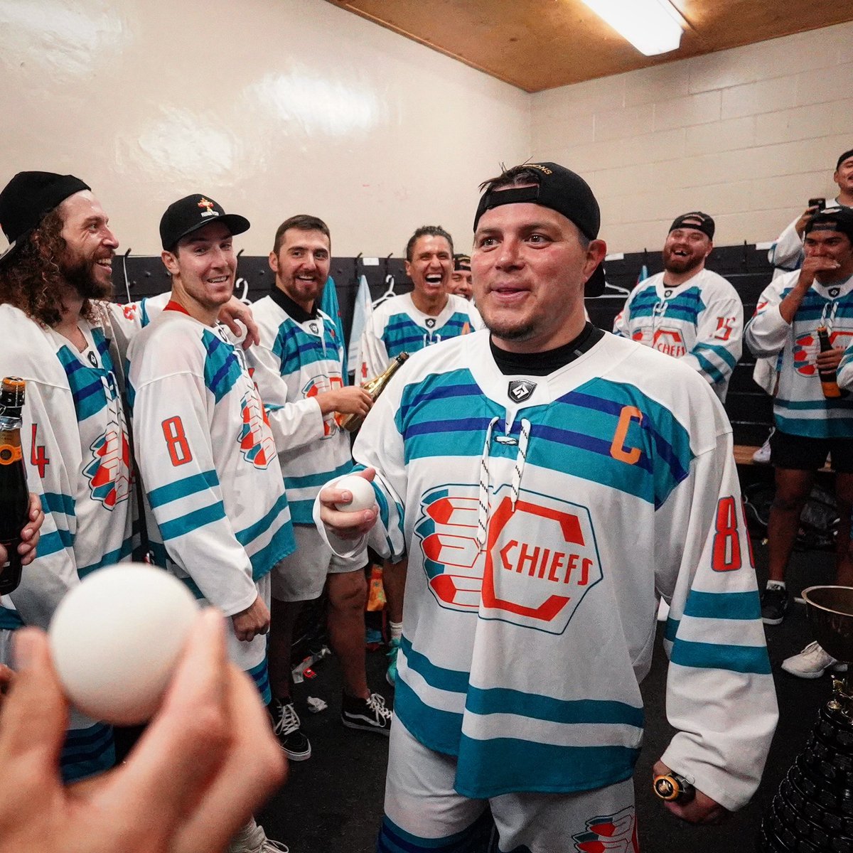 Legend. 
Our fearless leader. 
The Most Valuable Player of the Mann Cup. 
.
The one and only Cody Jamieson.