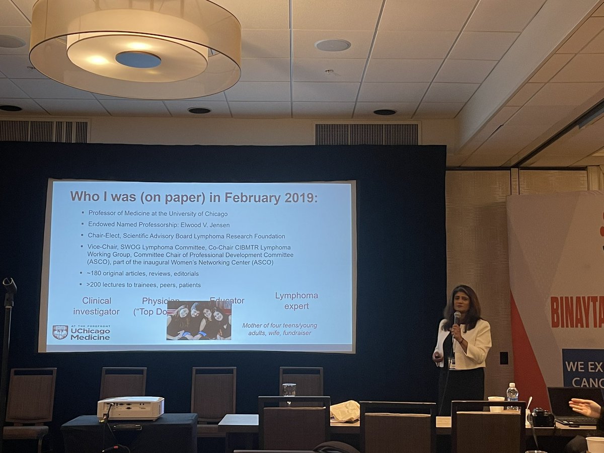 TapKadia's tweet photo. Really beautiful talk by @SoniSmithMD about her career journey during the Women in Hematology session @btfoundation #HemeSummit23. Wow!
@WomenInLymphoma https://t.co/RwigTs3Q5W