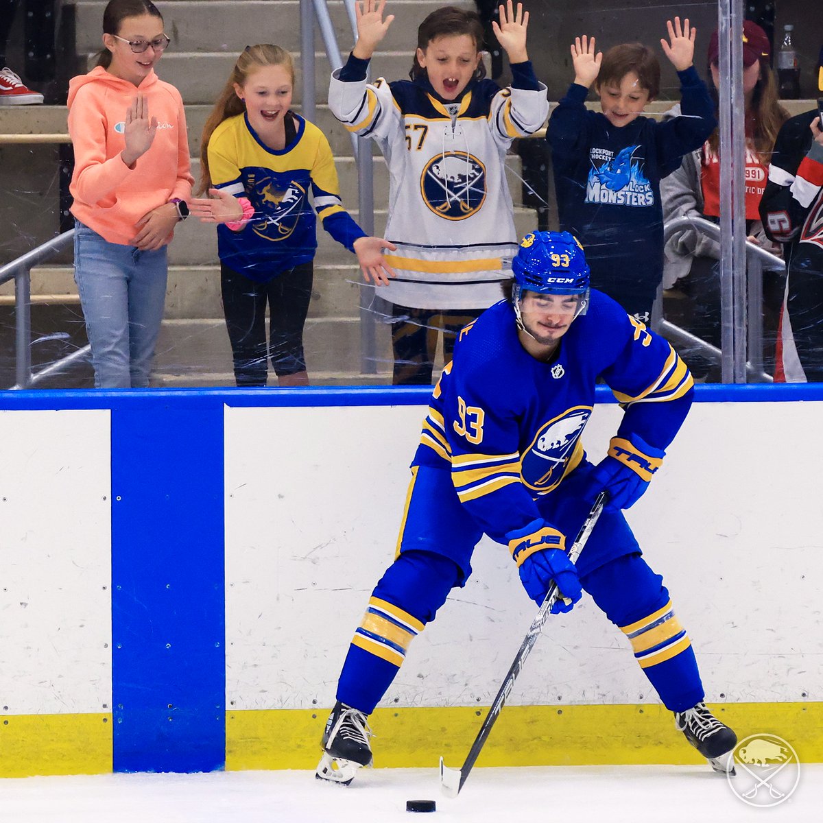 BuffaloSabres's tweet photo. We are live from @Harborctr for our second game of the 2023 Prospects Challenge! 

We take on the New Jersey Devils prospects at 7 p.m. Tune in on YouTube ⬇️