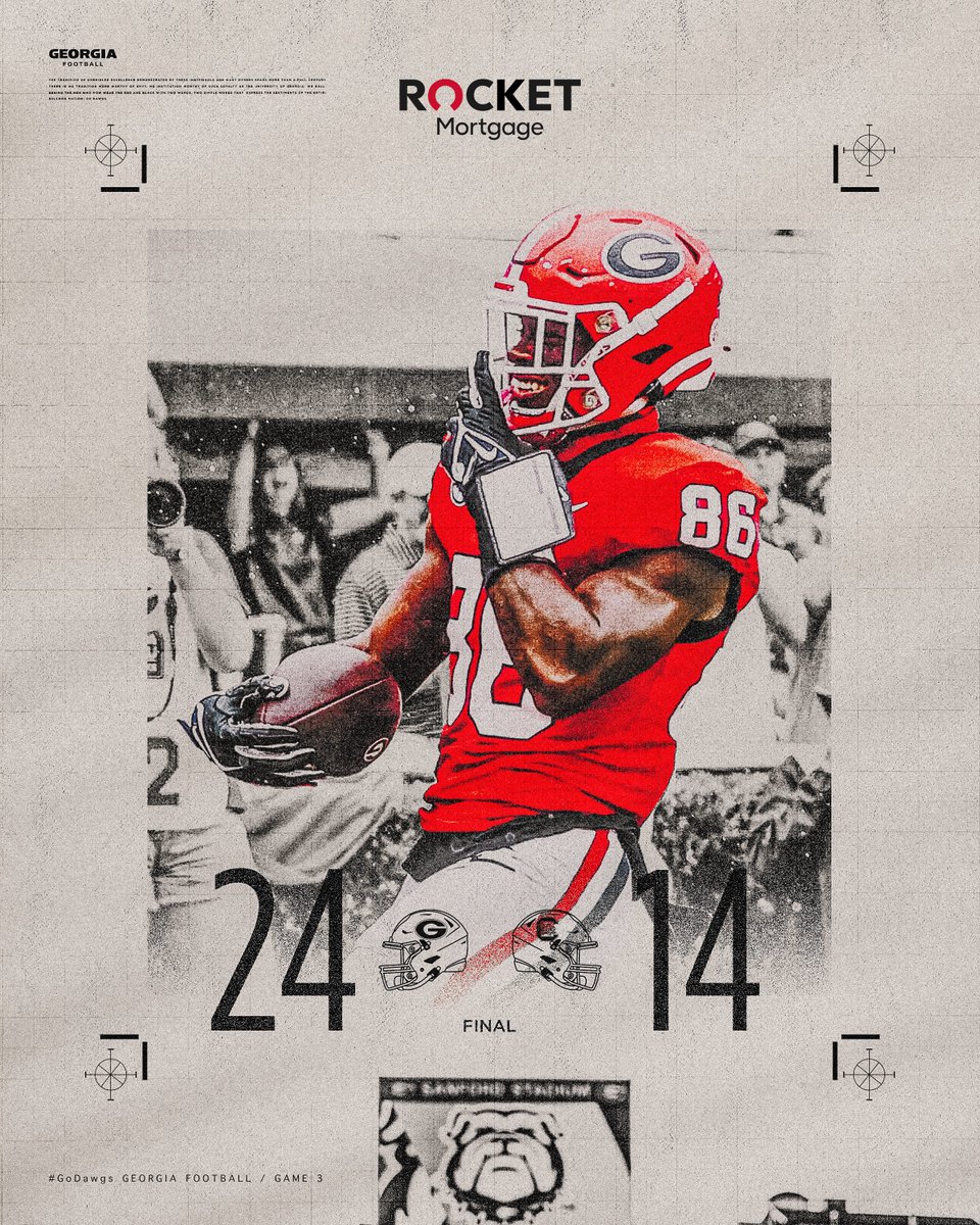 GeorgiaFootball's tweet photo. DAWWWGS ON 🔝

#GoDawgs | @RocketMortgage https://t.co/LnoTyzpXa9