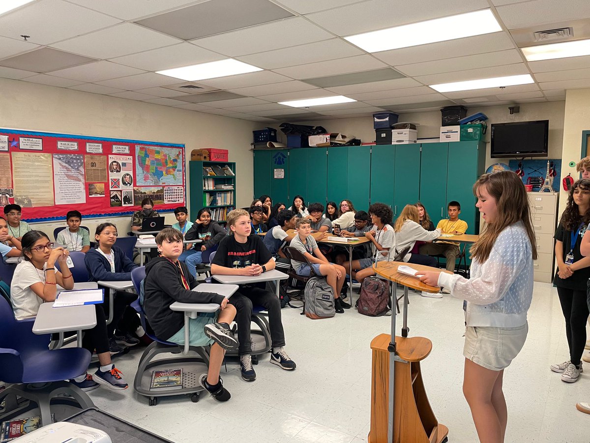 muncbhs's tweet photo. This past Tuesday we had our very first Model UN meeting at Falcon Cove! Thank you to everyone who attended! Meetings will take place every Tuesday after school in Ms. Angelo’s room. We hope to see you there!
@PrincipalCBHS @APddixon @AP_Roca @AP_CBHS
@MisterWass954 https://t.co/IEYgUIlh0p