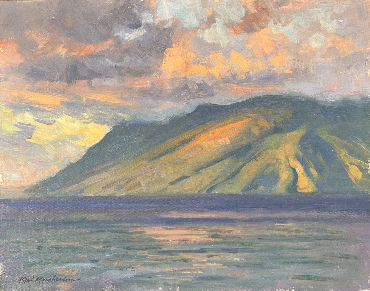 kmacphersonaa's tweet photo. “Wowie Maui”, 11”x14”, Oil Painting by Kevin Macpherson. This painting is going to be part of https://t.co/8X5yN01cer online auction. From September 15-24, bid on original artwork in support of Lahaina’s recovery. https://t.co/Pc9w9iCVLg https://t.co/VOFtkmv6E9