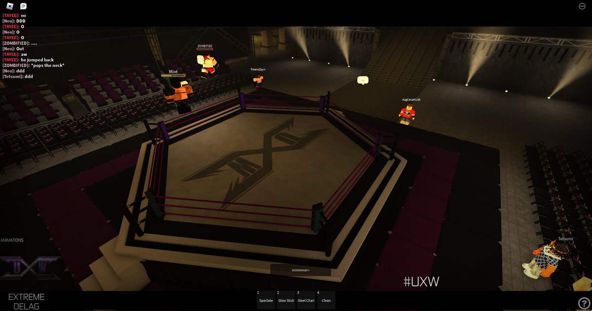 UndergroundXtr1's tweet photo. #UXW Coverage 9/9/23

@ForTheCrownZxdi vs @mintman22s, Champion vs Champion, streak vs streak, a whole lot on the line in this intense non-title match! But it's Mint who proves he's the better man tonight! https://t.co/wrDRbZByyj