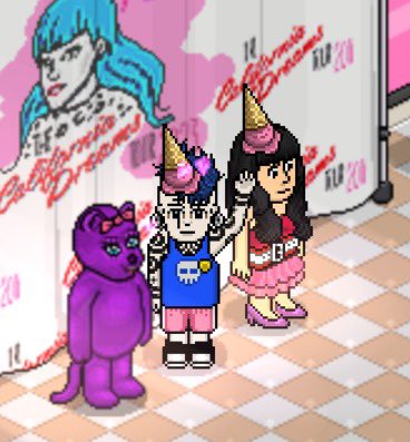 ZeroyHB's tweet image. Oq falar dessa festa ?? Mds foi muito bom!! curtir muito; eu ai com essa linda da Katy perry ❤️🫶🏻 e com a chatinha❤️🫶🏻 
#CDTHabblet  @HabSeawood