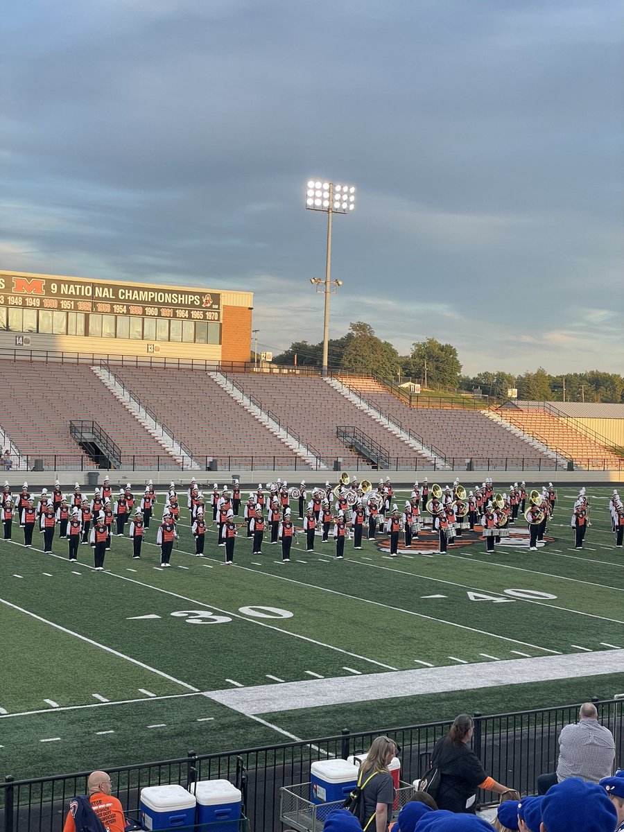 CFBands's tweet image. Thrilled to be at Paul Brown Tiger Stadium for another Massillon Band Show!!