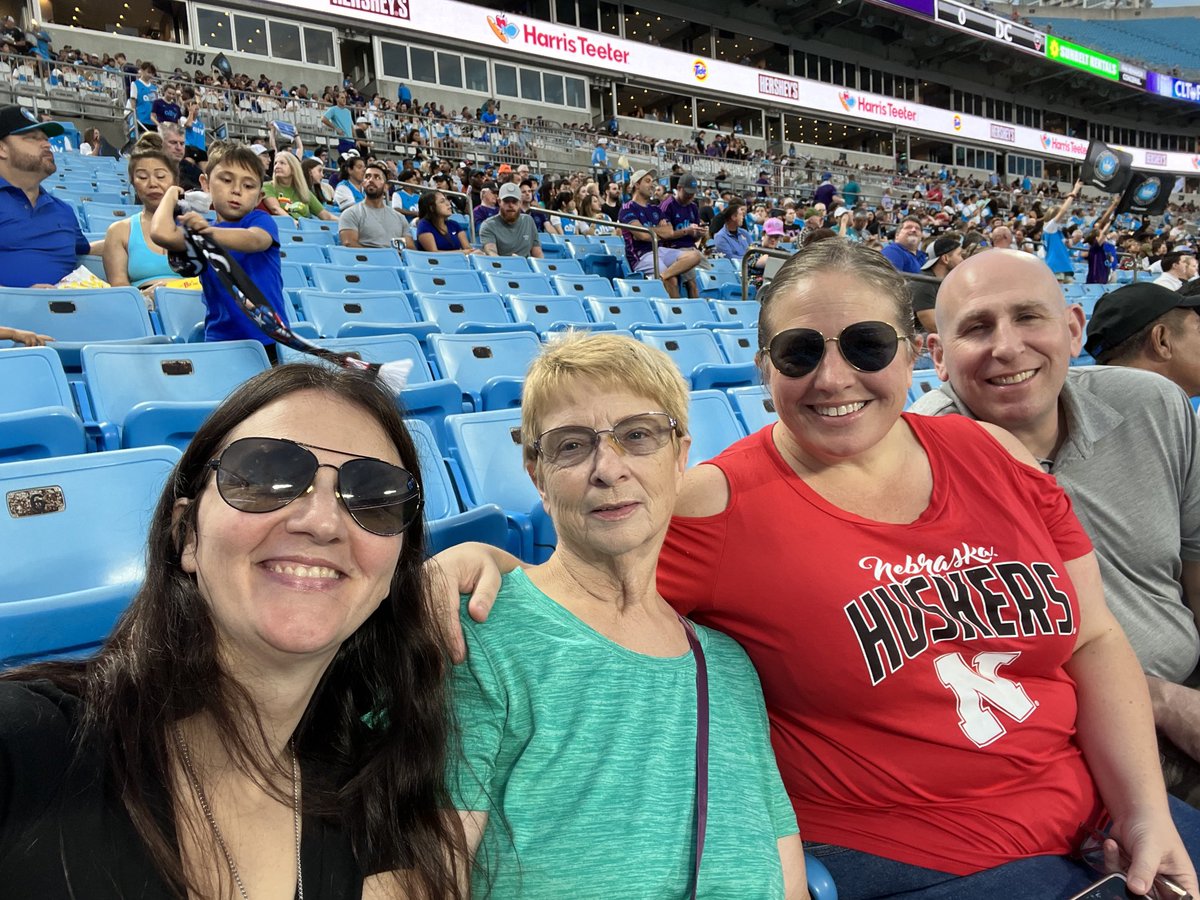 mk119's tweet image. Brought my mom to her first ever soccer game to watch ⁦@CharlotteFC⁩ tonight!