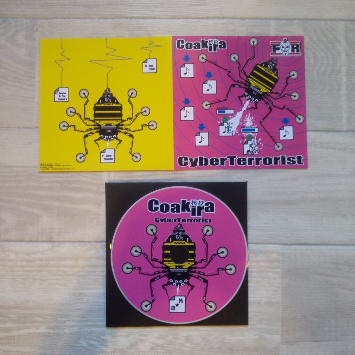 akiradeath's tweet image. Coakira - Cyber Terrorist

Bandcamp (CDR 7USD / DL 4USD)
fujimi.bandcamp.com/album/cyber-te…
Spotify
open.spotify.com/intl-ja/album/…
AppleMusic
music.apple.com/jp/album/17017…
LineMusic
lin.ee/YJgh84j
Amazon
amazon.co.jp/music/player/a…
youtube
music.youtube.com/playlist?list=…

#speedcore #terrorcore #gabber