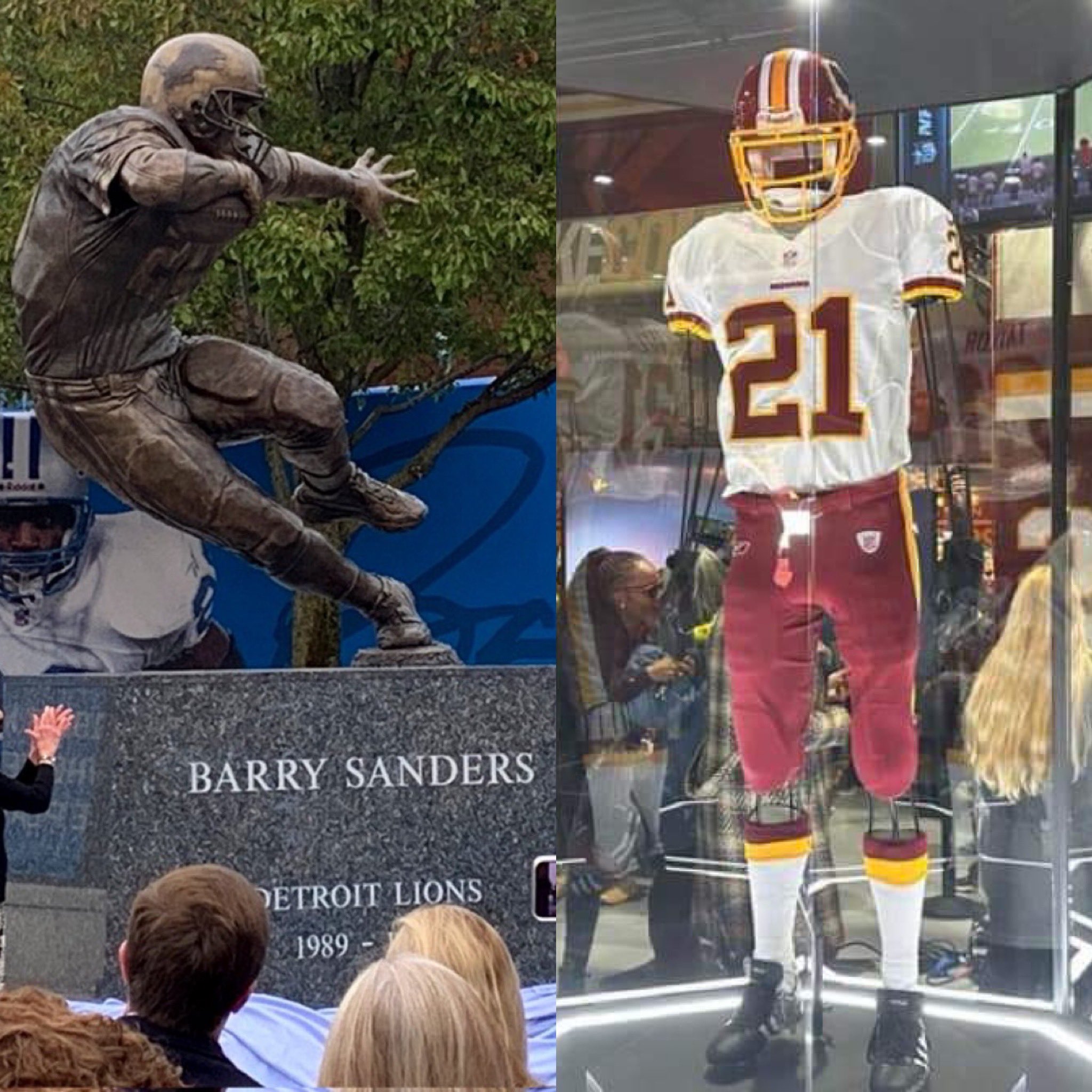 commanders statue for sean taylor