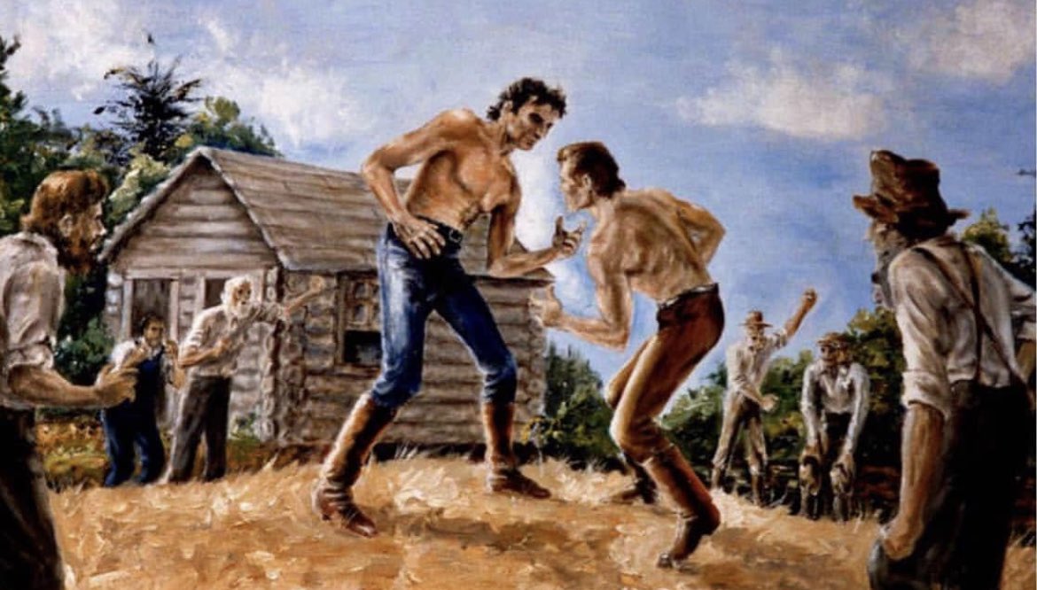 historyinmemes's tweet photo. Before Abraham Lincoln entered politics, he was an accomplished wrestler with a reported record of 300 wins and just one loss. Upon winning a particular match, he famously addressed the audience, saying, "I'm the big buck of this lick. If any of you want to try it, come on and whet your horns."

Another intriguing detail about Lincoln is his high-pitched voice, described by journalist Horace White as "a thin tenor, or rather falsetto, voice, almost as high-pitched as a boatswain's whistle." The New York Herald even noted its tendency to dwindle into a shrill and unpleasant sound.

Lincoln was not exempt from criticism about his appearance, as many regarded him as ugly, including himself. During a debate, his opponent called him "two-faced," to which Lincoln cleverly responded, "If I had two faces, would I be showing you this one?"