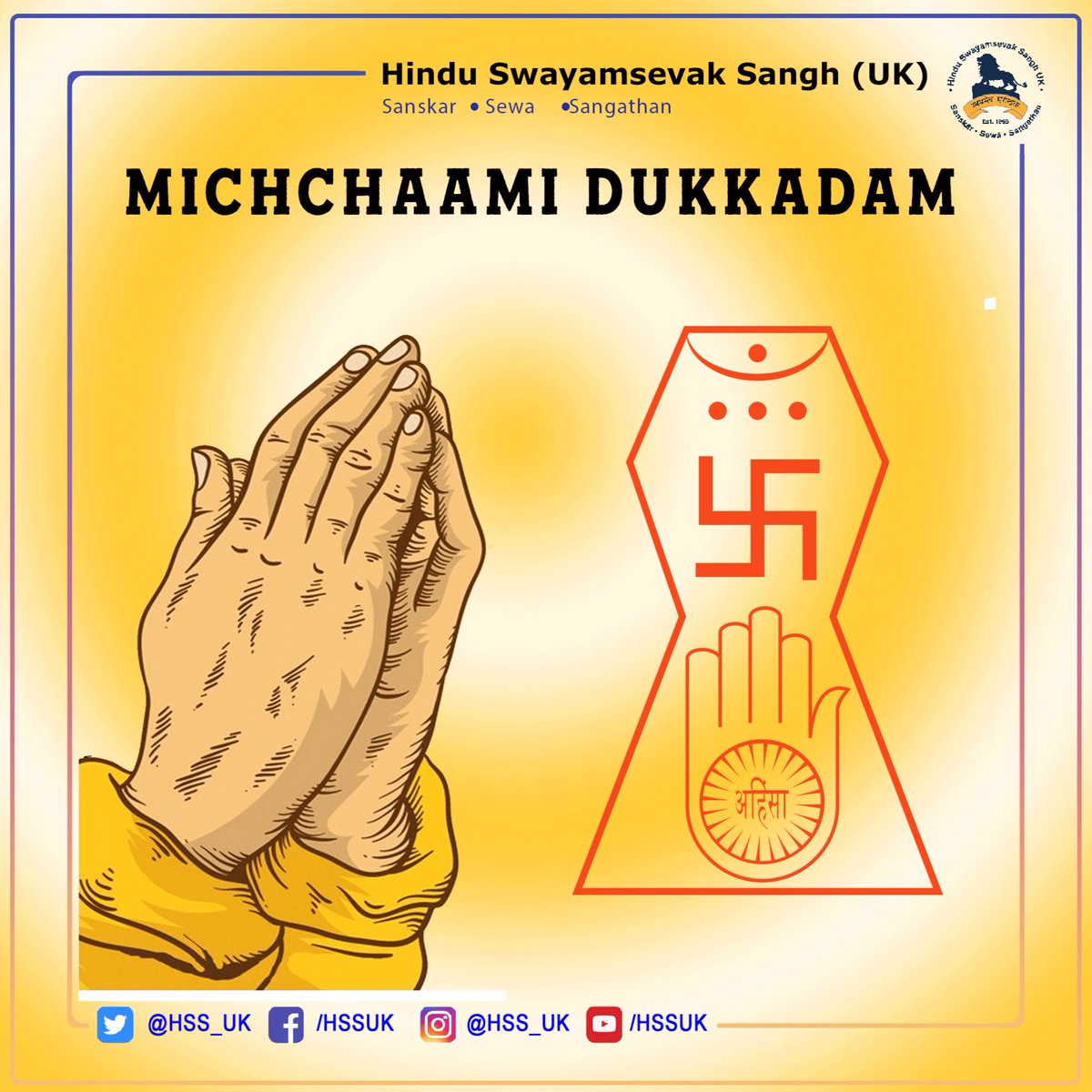 Michchaami Dukkadam📷
As we embark on this Jain festival, let's embrace introspection, meditation &amp; forgiveness. May the teachings of our tirthankars guide us towards inner peace and selfreflection. Wishing everyone a spiritually enriching Paryushan. #JainFestival #paryushanparva