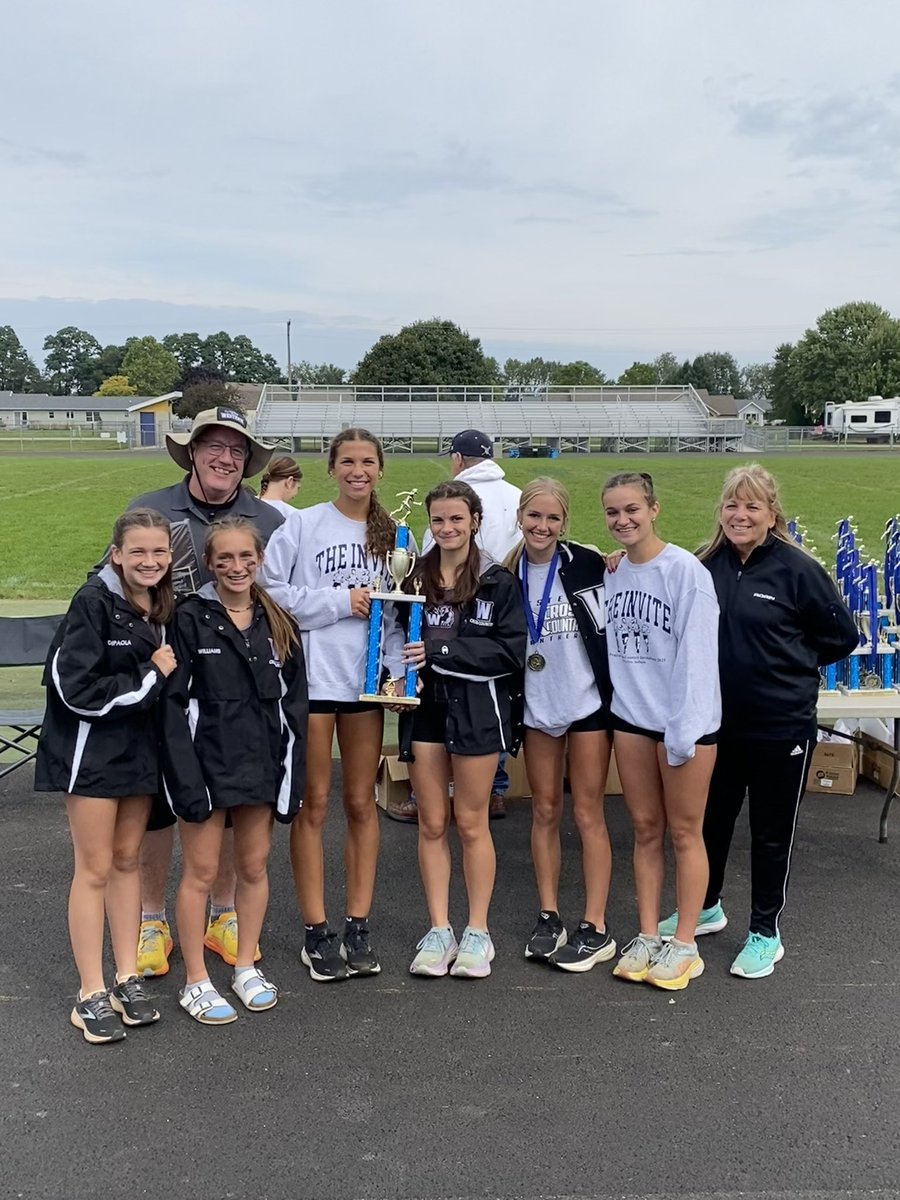 Today varsity made the long haul to the New Prairie Invite and placed 1st for the second year in a row! Jv made their way over to Tipton and got fourth place!! Let’s go Panthers🏃‍♀️🐾
<a href="/edwardss18/">Steve Edwards</a> <a href="/Panthers_AD/">Western Athletic Department</a> 

next weekend >> Culver Invitational