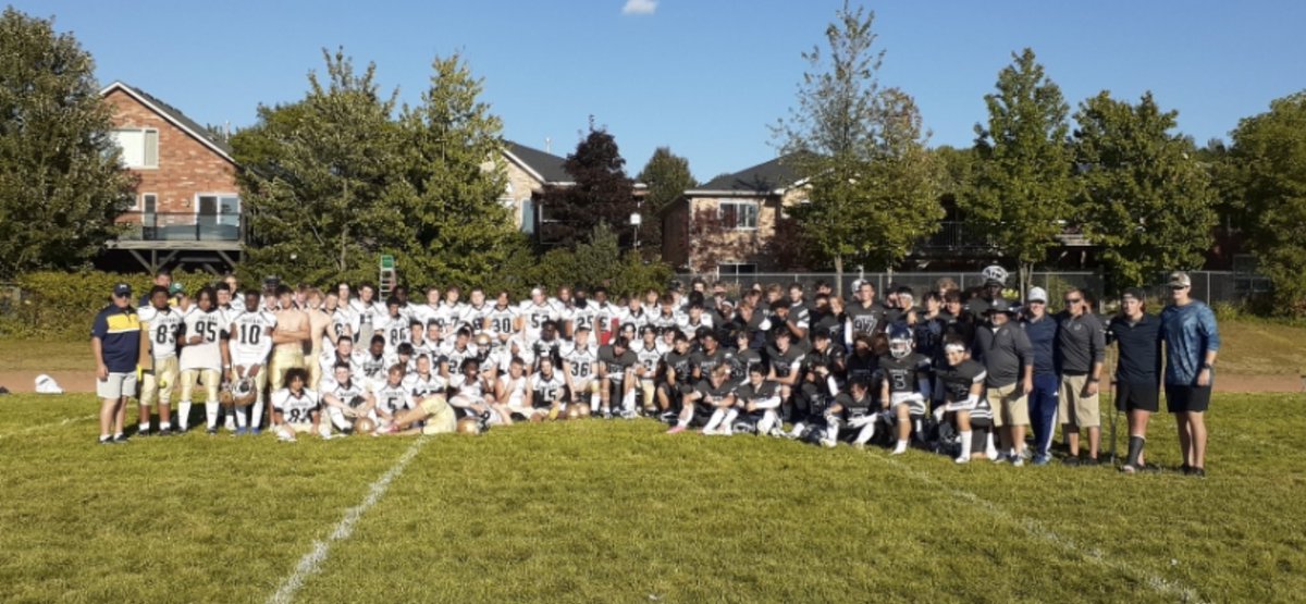 Great first game of the season for your Knights. Thrilling Victory over the powerhouse St. Joesephs from Ottawa. 41 yard FG with 90 seconds left to pull out a 23-21 win. Next game vs Scollard Hall from North Bay.  <a href="/chatfootball/">CanadaFootballChat</a> <a href="/onhsfball/">ONHSFBALL</a>