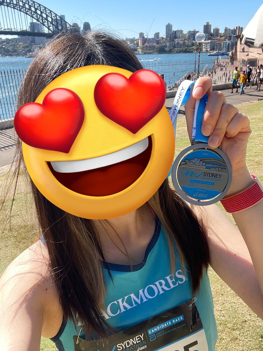 N_in_Syd's tweet photo. #STEPN #SydneyMarathon 
無事ゴールできました〜‼️たくさんの応援ありがとうございました🥰人生で1番チャレンジングだったかも🥹

Special Thanks🫶
@dio1stepn1eth さん
@iwashu_eth 師匠
@yoshizooblog 師匠
@Firelauncher_ and @Stepnofficial https://t.co/mJq9NJJ5gr