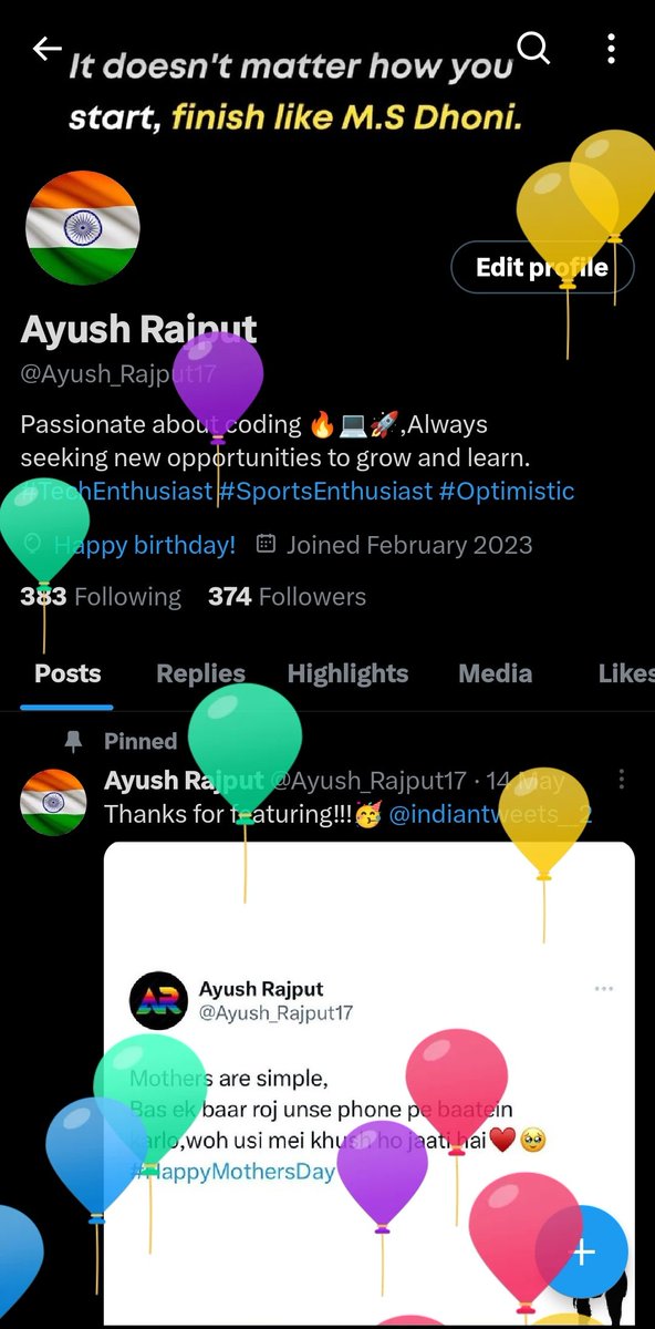 Ayush Rajput tweet media