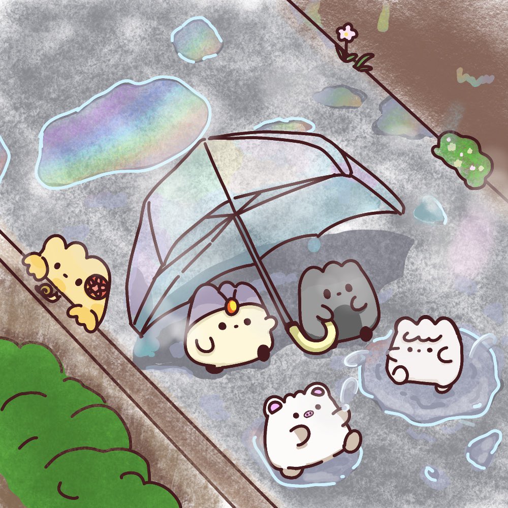 にじ
#イラスト #ゆるいイラスト
#しょうろんポウ