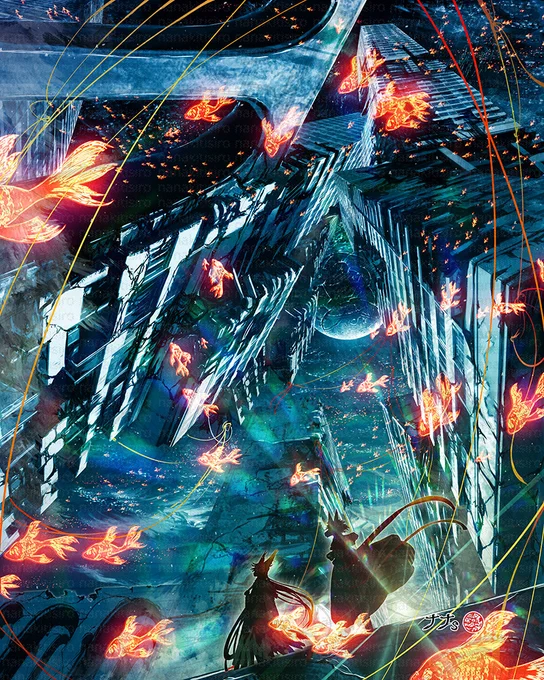歩くテクテクテク#イラスト #illust 