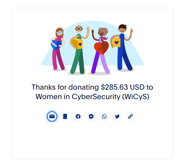 vxunderground's tweet photo. We have received our first Twitter payout. We received $285.63. We donated the full amount to WiCyS (Women in CyberSecurity).

We will continue to donate our monthly Twitter revenue to non-profits.

Have a nice day. https://t.co/Yll6FD46bc
