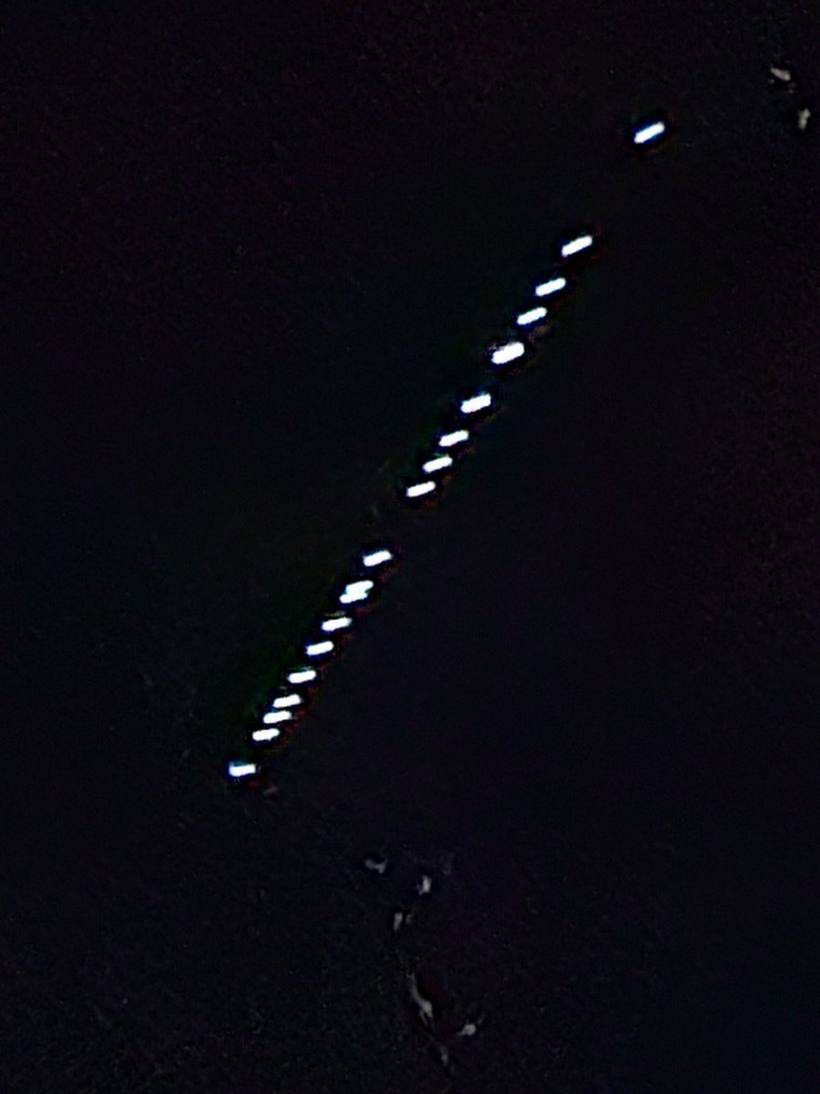 HBPrincess530's tweet photo. @elonmusk Out on the lake tonight, they were bright. Thankful because @Starlink is our safety net when we are out in the sticks. https://t.co/zjUWAnVQ20