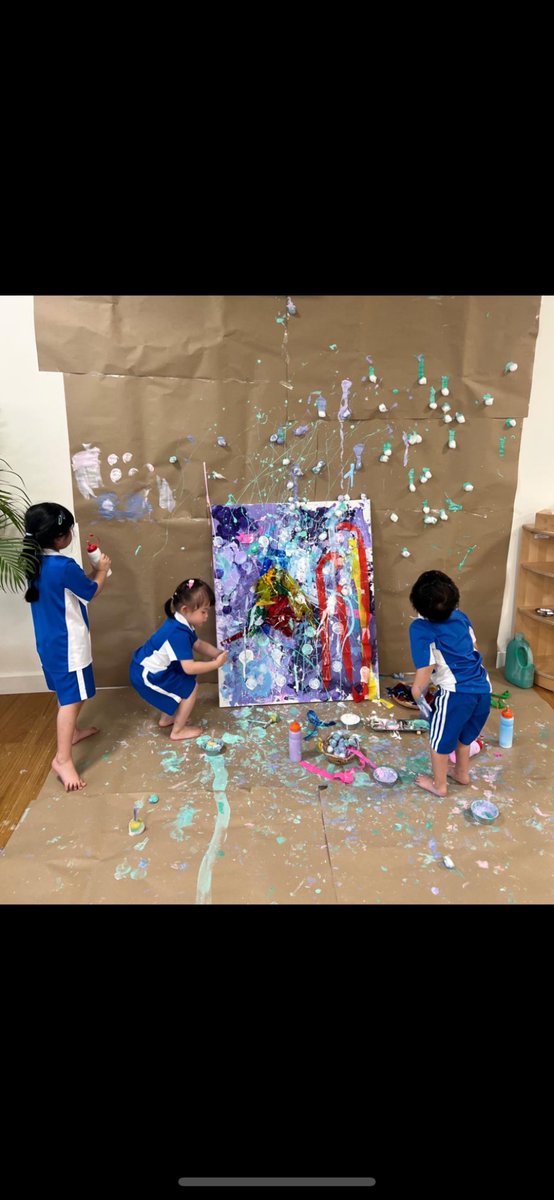 Immersive process art in EY1 #learning #earlyyears #Creative