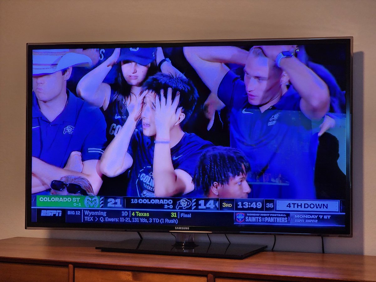 stanleymwc's tweet image. There might be more distraught people crying in Colorado tonight than the night of 2016 election...🫢 #CSURams #CUBuffs #CSUvsCU