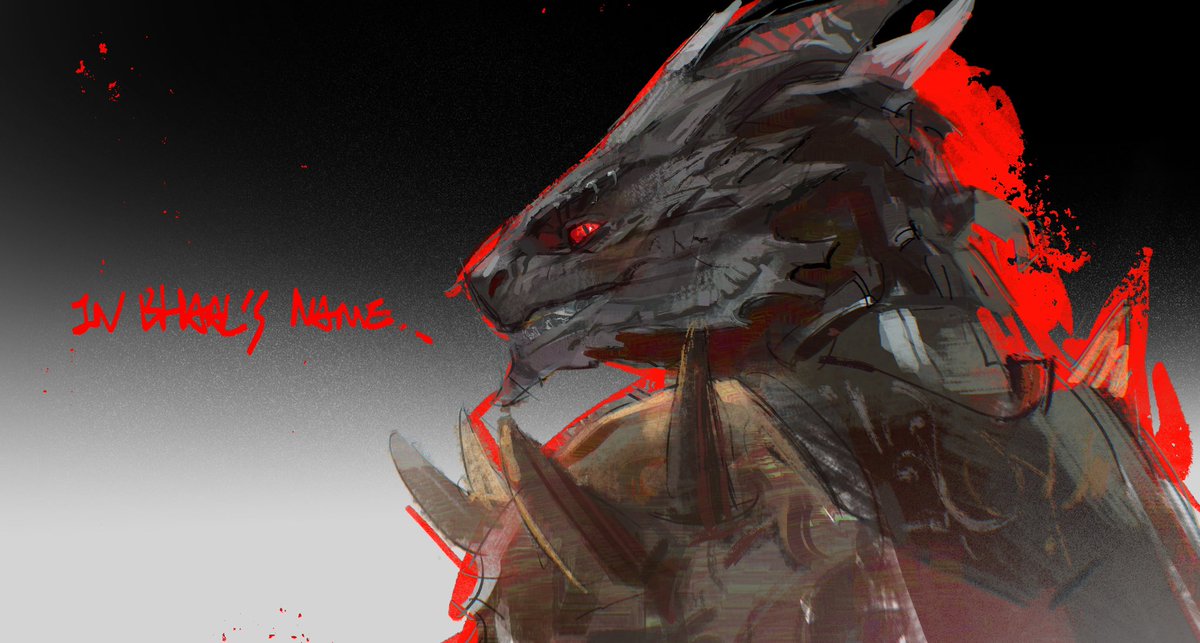 mockingbird0009's tweet photo. #BaldurGate3 #Dragonborn #theDarkUrge #OrintheRed 
“In Bhaal’s name”

Is it only me think that Orin looks like a crab🦀 https://t.co/zPhCGZHmYW