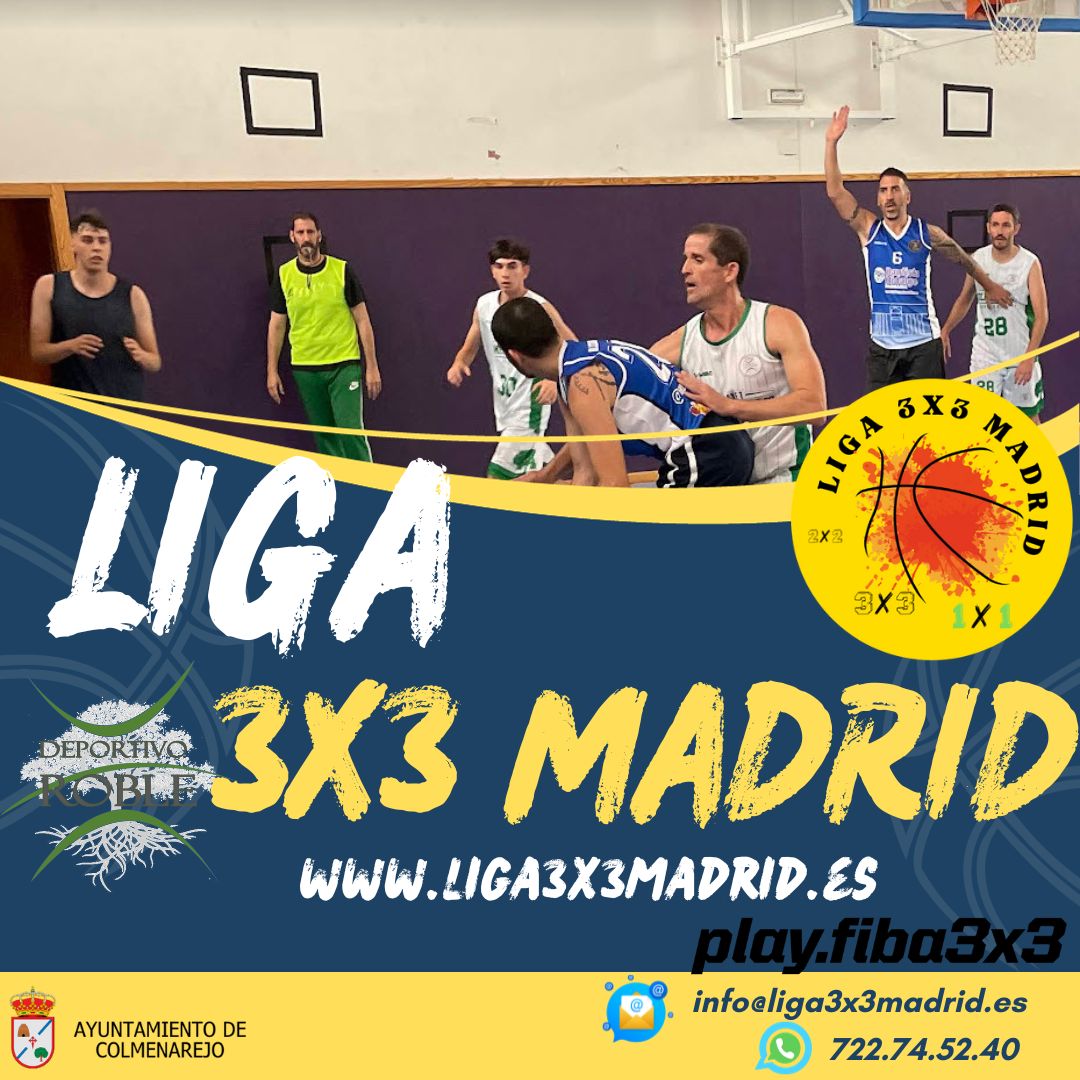 Mañana Lunes 18 de Septiembre se presenta la I Liga de 3x3 de Madrid... en su formato Fiba3x3
con la inestimable colaboración de  <a href="/colmenarejoayto/">Ayuntamiento Colmenarejo</a>   
liga3x3madrid.es 

#colmenarejo #liga3x3 #juegalosviernes #baloncesto3x3 #sierranoroeste #madrid3x3 #madridbaloncesto