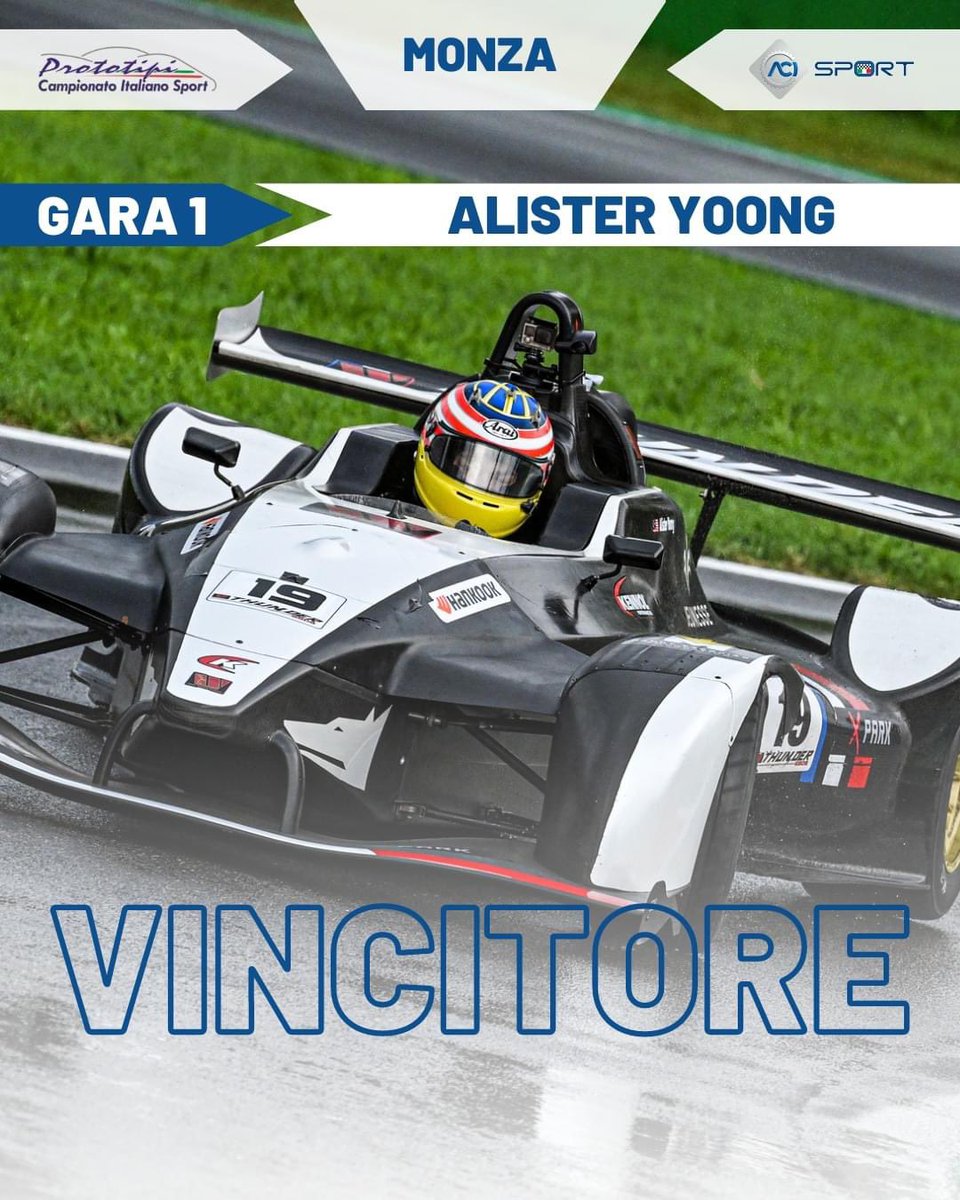 alisteryoong's tweet photo. WOOO First win in Italy, First win in Europe and what an amazing place to get it! 
The win feels great, wish we could’ve done it on track but it’s about time luck went my way. Looking to improve the performance for race 2! Thanks everyone for the support ❤️ YESSSAA https://t.co/ojLAI0AwtR