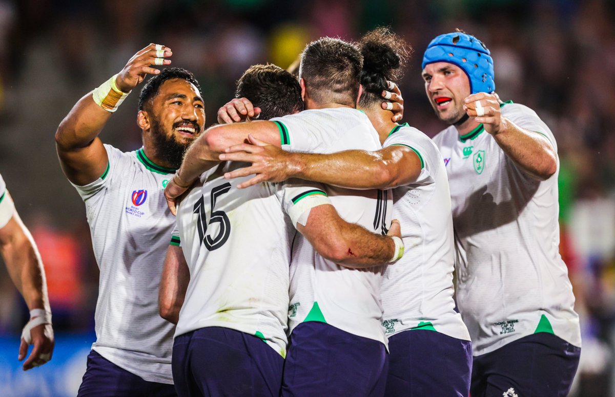 sportstickz's tweet photo. #RWC2023 | Match 13 | Full Time
Ireland 59-16 Tonga
Ireland won easily
Jonathan Sexton
#RWC23 #RWC #rugbyworldcup2023 #RugbyWorldCup #Rugby #RugbyLeague #RugbyAfrica7s #IREvTON #IREvTGA #IREvsTON #IREvTNG #IRE #TON #TNG #Ireland #Tonga #IrelandvsTonga #TongavsIreland #TGA https://t.co/Ar4pCT40WT