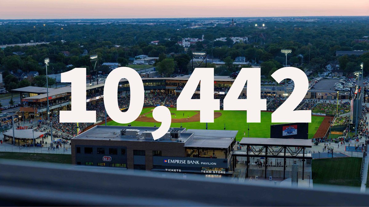 “How can you not be romantic about baseball?” A historic night for the franchise and a perfect night for baseball. Thank you to all those who came out to support and truly show why Wichita, KS is a baseball town!
